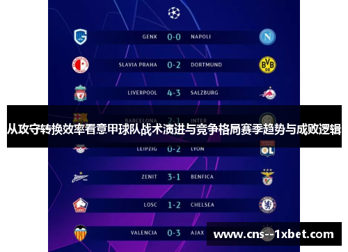 从攻守转换效率看意甲球队战术演进与竞争格局赛季趋势与成败逻辑 从攻守转换效率看意甲球队战术演进与竞争格局赛季趋势与成败逻辑